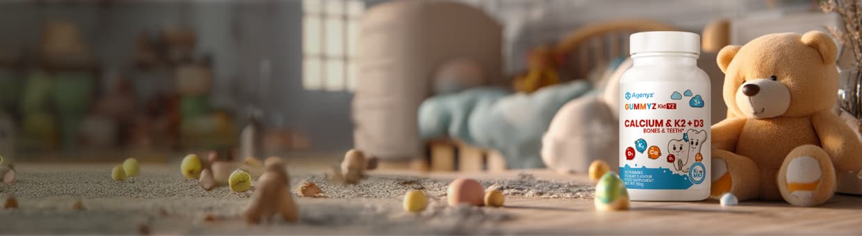 GUMMYZ KidYZ CALCIO, K2 y D3